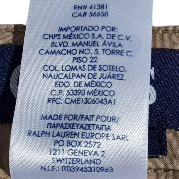 Chaps Stretch Men's Flat Front Khaki Colored Cargo Shorts Size 36 - Picture 10 of 12